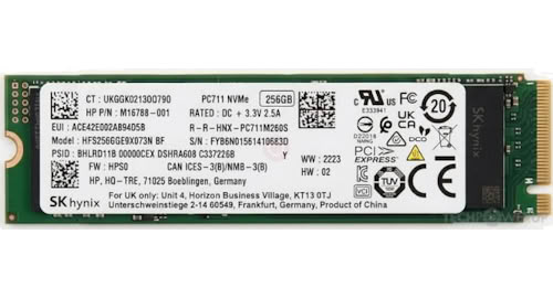 DELL純正品 SK hynix PC711 NVMe SSD 256GB SK Hynix PC711 256 GB Specs | TechPowerUp SSD Database