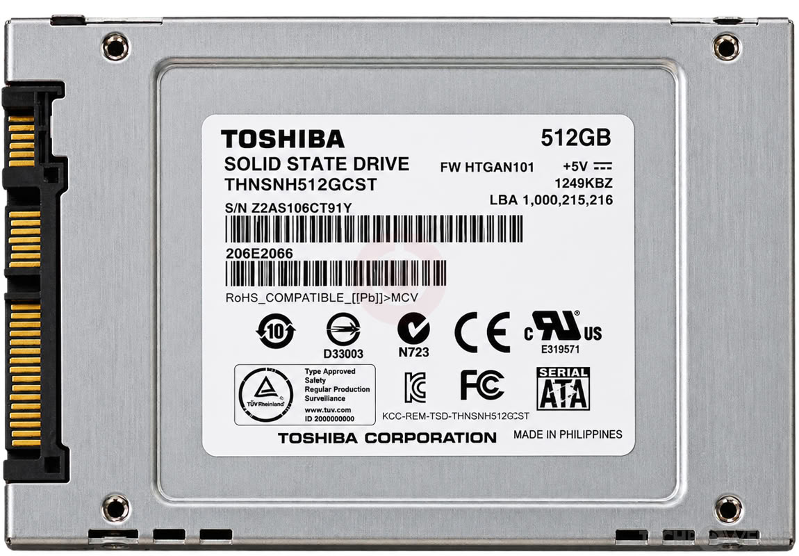 Toshiba HG5d 512 GB Specs | TechPowerUp SSD Database
