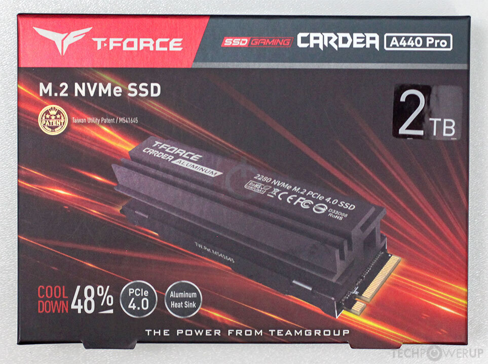 内蔵型SSD TEAMGROUP T-Force CARDEA A440 Pro 4TB CARDEA A440 PRO M.2 PCIe SSD 4TB | TEAMGROUP